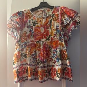 FARM Rio Women's Vibrant Floral Blouse - Multicolor